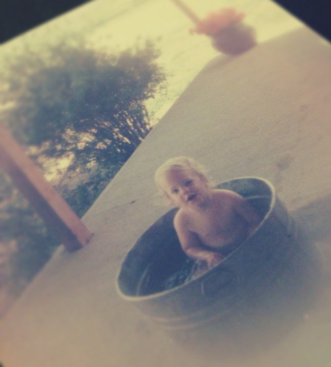 Jamie bucket bath1976
