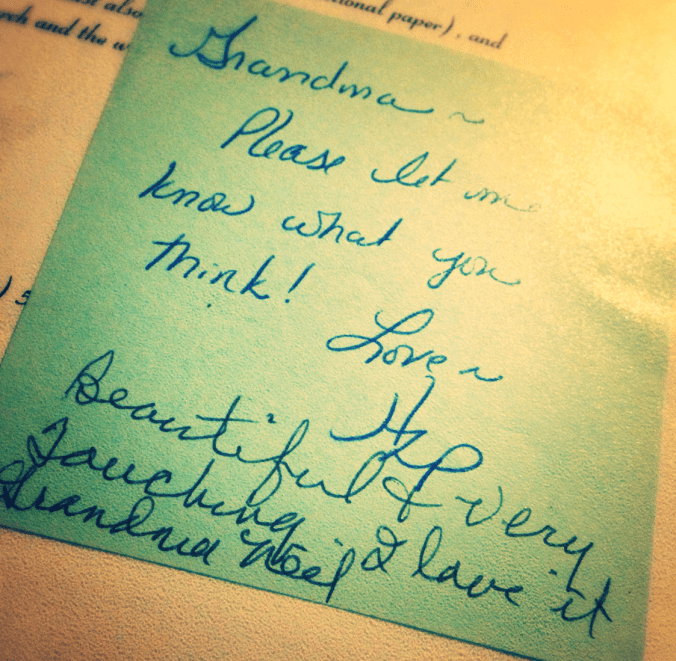Grandma Neel note.png